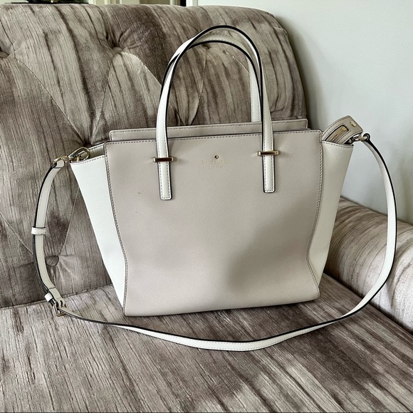Kate Spade Cedar Street Hayden Satchel, Top Handle Bag with crossbody strap - Picture 2 of 9